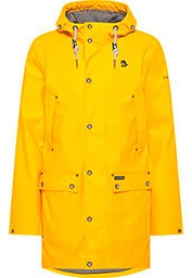 SCHMUDDELWEDDA 4063523646960 Abrigo para Lluvia, Amarillo Solar