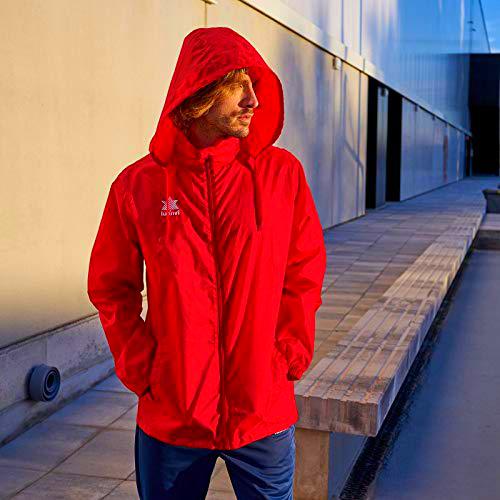 Luanvi Chubasquero Impermeable Hombre Ligero de Color Royal