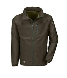 Wäfo Hombre Helsinki Lluvia Chaqueta, Hombre, Color marrón Oliva