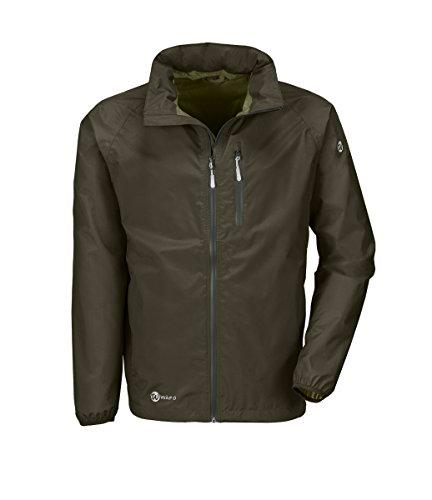 Wäfo Hombre Helsinki Lluvia Chaqueta, Hombre, Color marrón Oliva