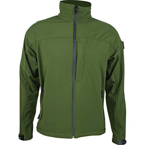 HIGHLANDER - Soft Shell para Hombre, Color Verde, Talla XS