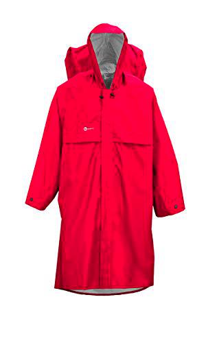 Wäfo Hombre Montafon Mochila Poncho, Hombre, Color Rojo