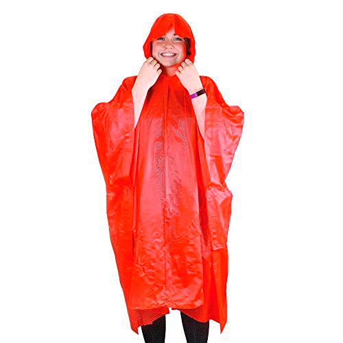 eBuyGB Poncho impermeable reutilizable para adultos