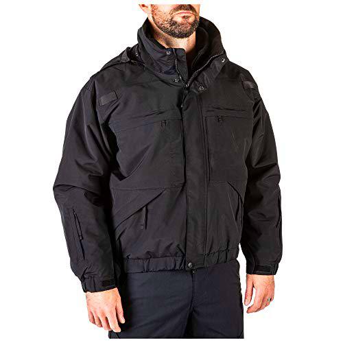5.11 5-in-1 - Chubasquero para Hombre, Color Negro, Talla XL