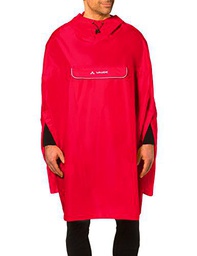 VAUDE Valdipino Poncho para hombre, Color Rojo Indio, Talla S