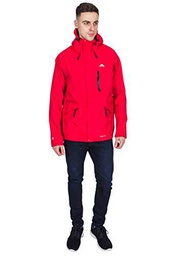 Trespass Corvo Chubasquero para Hombre, Color Rojo