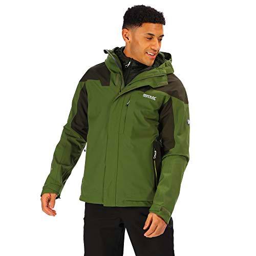 Regatta Wentwood IV - Chaqueta técnica con capucha 3 en 1 impermeable y transpirable para hombre