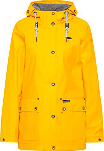 SCHMUDDELWEDDA 4063523638439 Chaqueta para Lluvia, Amarillo Solar
