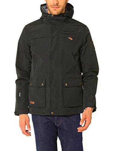 Ultrasport Glenwood Whistler - Parka para hombre, color negro, tamaño M