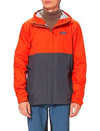 PATAGONIA M's Torrentshell 3L Jkt Chaqueta, Hot Ember