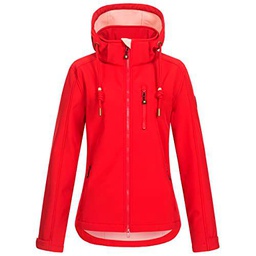 Ankerglut Damen Friesennerz Regenmantel Regenjacke mit Kapuze Wasserdicht Wetterfest Windbreaker Übergangsjacke #ankerglutzauber Chaqueta para Lluvia