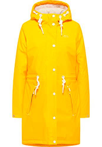 ICEBOUND Chubasquero Abrigo para Lluvia, Amarillo Solar