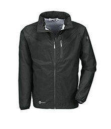 Wäfo Hombre Helsinki Lluvia Chaqueta, Hombre, Color Negro