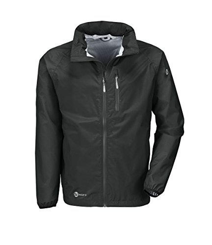 Wäfo Hombre Helsinki Lluvia Chaqueta, Hombre, Color Negro