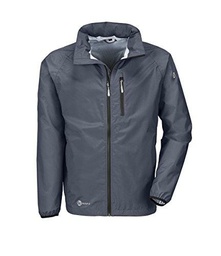 Wäfo Hombre Helsinki Lluvia Chaqueta, Hombre, Color Gris