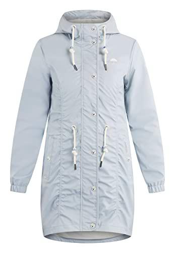 SCHMUDDELWEDDA Chubasquero, Azul Claro, XL para Mujer