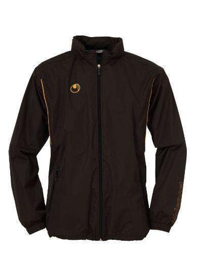 uhlsport - Chaqueta de fútbol sala para hombre, color negro/dorado (schwarz/gold)