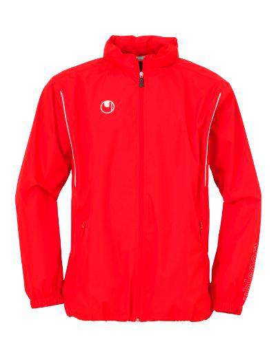 uhlsport Training Regen - Chaqueta de fútbol Sala, tamaño L, Color Rojo