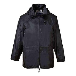 Portwest - Chubasquero, color negro