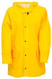 Willax - Chubasquero (poliuretano), color amarillo, talla XXL