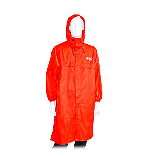 ALTUS Atmospheric - Poncho Impermeable Unisex, Color Rojo, Talla M-L
