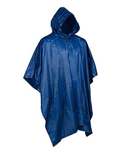 Mil-Tec Vinilo Poncho, Azul Oscuro, Talla única Unisex Adulto