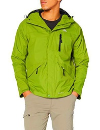 Trespass Corvo Chubasquero para Hombre, Color Verde