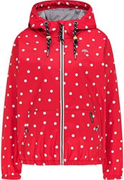SCHMUDDELWEDDA Chaqueta, Red Dots AOP, S para Mujer