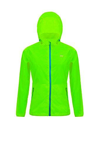 Mac in a Sac 923 N GRN XXS New Neon-Chubasquero Unisex (Resistente al Agua